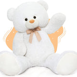 Riesiges Teddybär-Stofftier, Creme, 47 Zoll