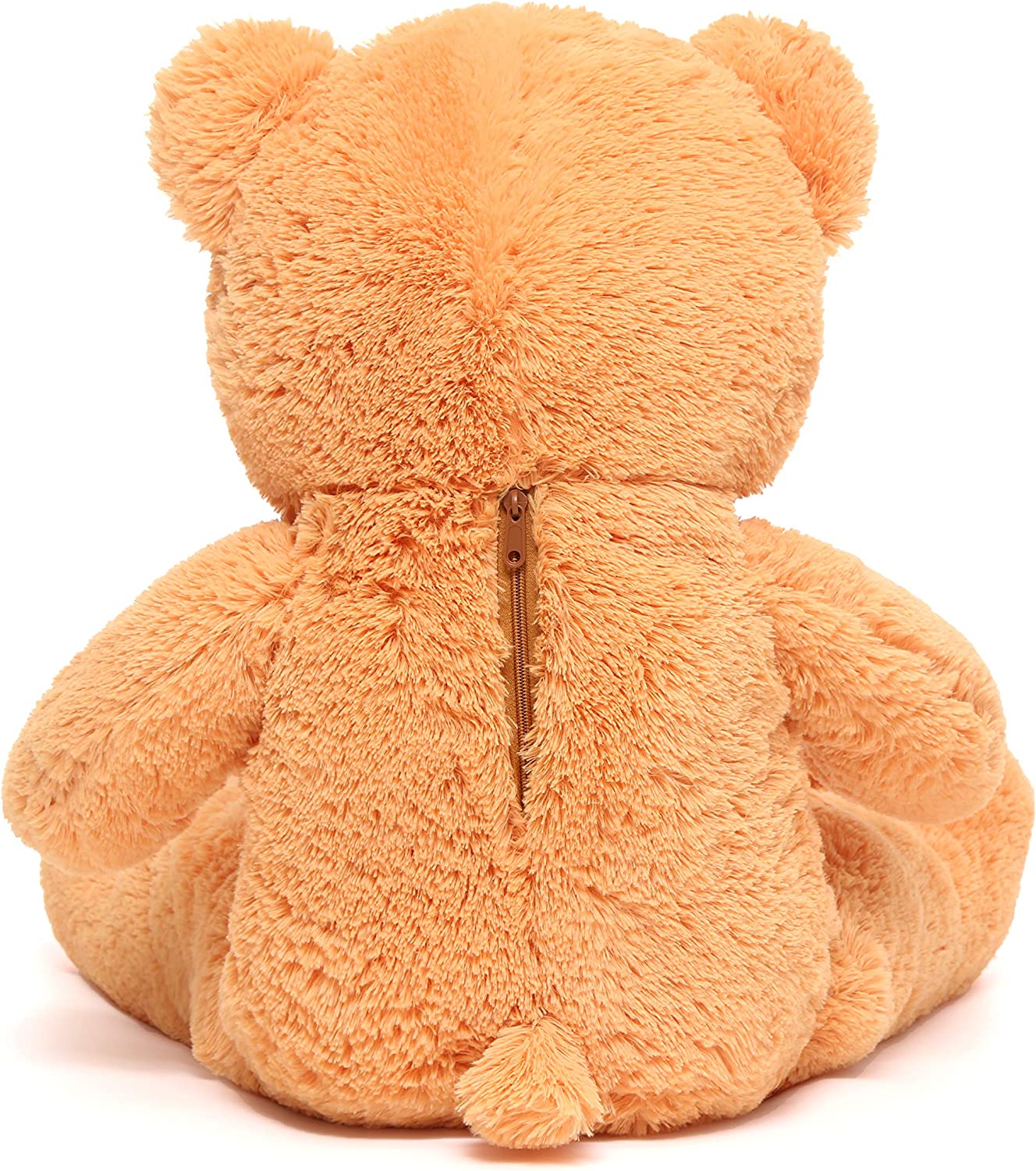Teddy Bear Stuffed Animal - Plush Giant Teddy Bears with Bows - Big Orange Bear 5 Feet - Massive 4 Feet Teddy Bear Plush Dolls - We Can Bearly Wait - Teddy Bear Themed Baby Shower - Gender Reveal Party Decorations - Valentine's Day Teddy Bear & Gift for Girlfriend/Boyfriend - MorisMos Stuffed Animals
