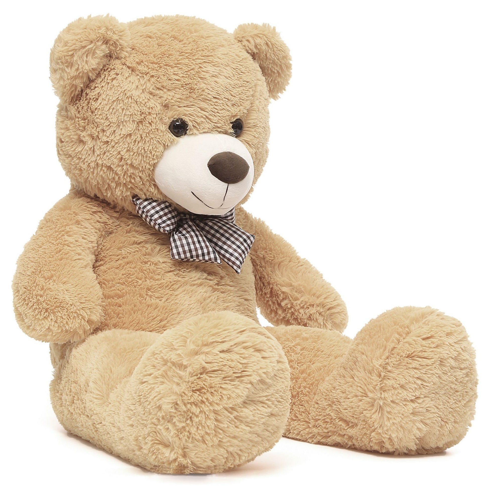 Giant Teddy Bear Stuffed Animals, Light Brown, 47/55/59/71 Inches