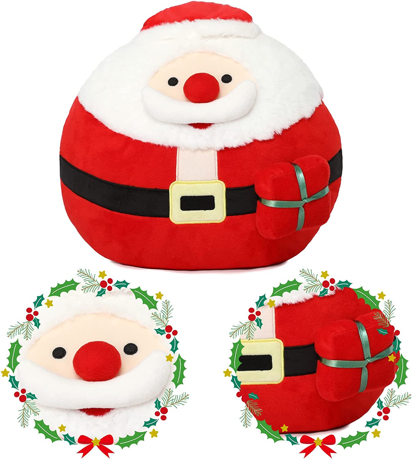Christmas Santa Claus Stuffed Toy, 10 Inches