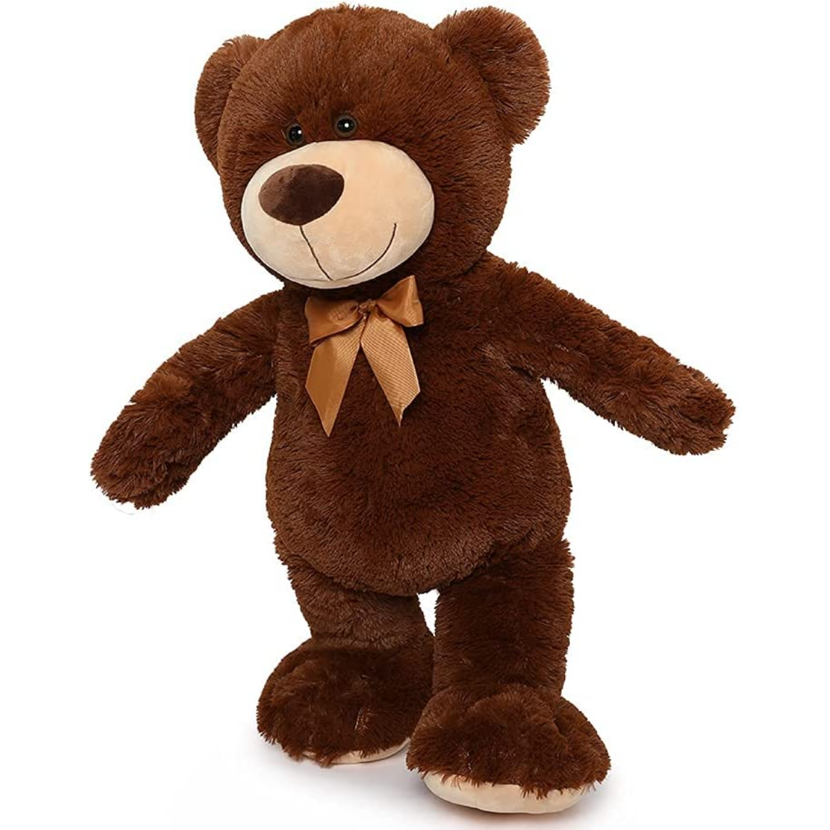 MorisMos Teddy Bear Plushies - Dark Brown Teddy Bear Stuffed Animals - Chocolate Teddy Bear Plush Toys - 26 Inch Stuffed Teddy - Free Shipping