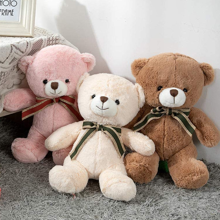 Small Teddy Bear Stuffed Animals Bulk - 12 Inch Soft Cuddly Stuffed Plush Bear -Cute Teddy Stuffed Animals Toy - Gifts for Kids Baby Toddlers on Baby Shower - Valentine's Day Teddy Bear Plush Dolls for Girlfriend/Boyfriend - Anniversary Gift for Wife/Husband - Birthday/Christmas/Graduation Gift for Friends